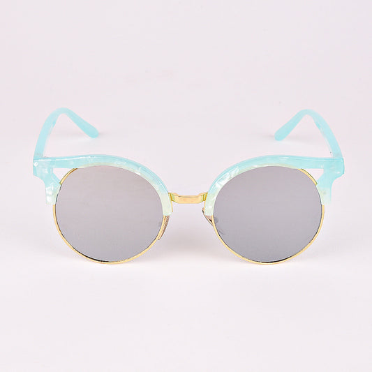 Pento Fancy Mercury Marble Sunglasses For Females