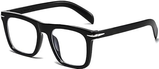 SL Bold Black Square Glasses