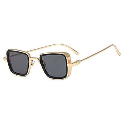 Metal Body Square Golden Shades for Mens