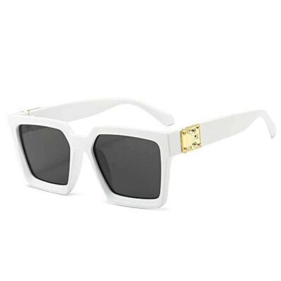 Unisex Adult Square White Sunglasses SL-7981