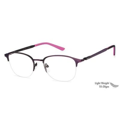 Vincent Chase Purple Pink Half Rim Square Shape  VC E10296-C4
